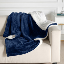 Luna Velvet & Teddy Sherpa Throw